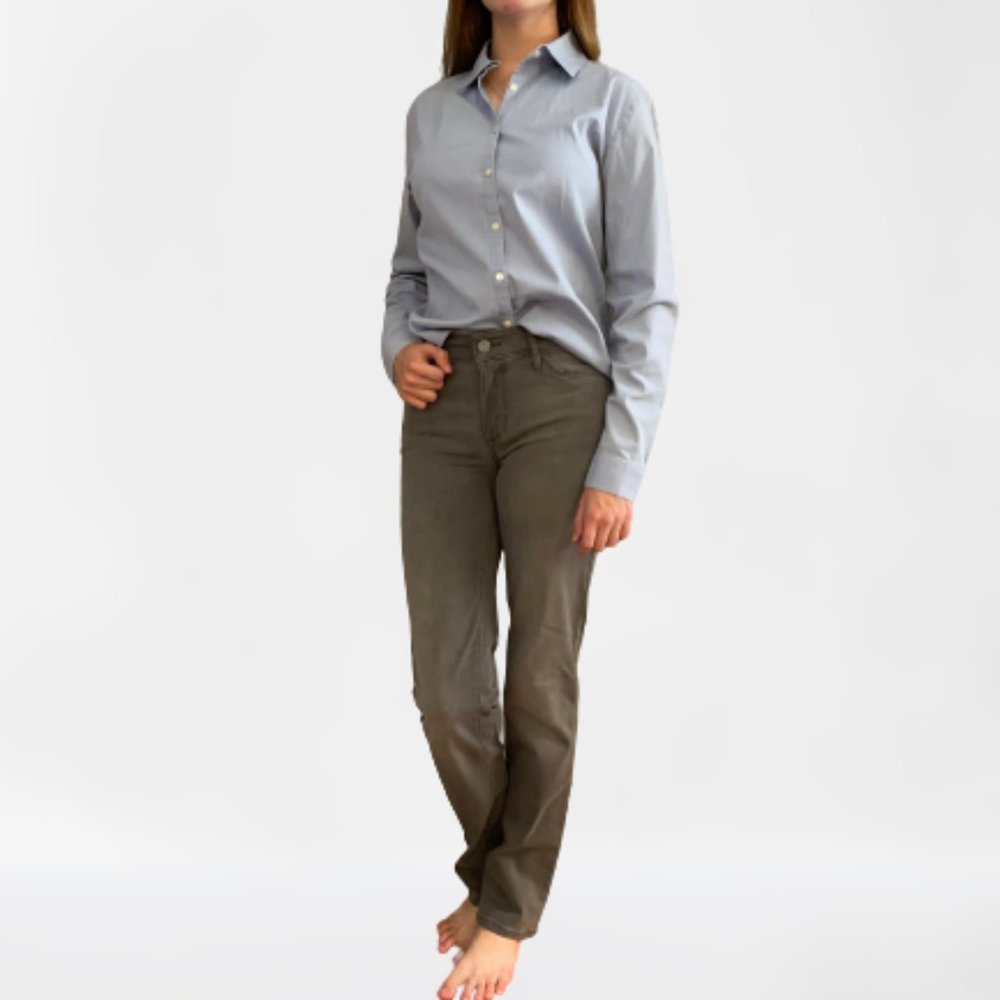 Banana Republic Women's Blue Shirt Button-Down